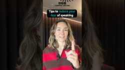Tips to reduce your fear of speaking #shorts