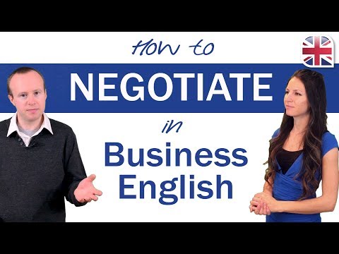 How to Negotiate in English - Business English Lesson