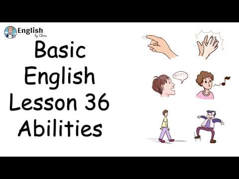 ผู้เริ่มต้น English - Lesson 36 - Abilities