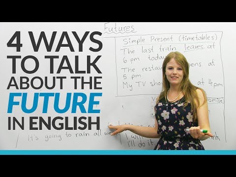 Learn English Tenses: 4 ways to talk about the FUTURE