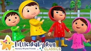 Splashing in The Puddles Song +More Nursery Rhymes and Kids Songs - ABCs and 123s | Little Baby Bum