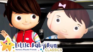 Driving In My Car Song | Nursery Rhyme & Kids Song - ABCs and 123s | Little Baby Bum