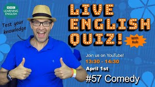 Live Friday Quiz #57 - Comedy
