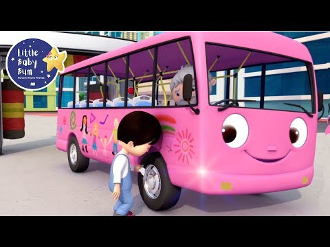 Wheels on The Bus | Bus Song for Kids - Bus Compilation +More Nursery Rhymes | Little Baby Bum