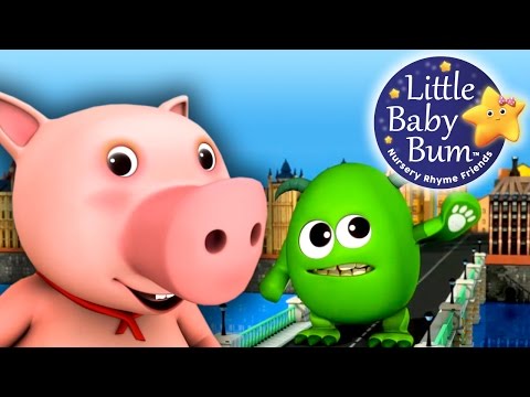 London Bridge Is Falling Down | Nursery Rhymes | by LittleBabyBum!
