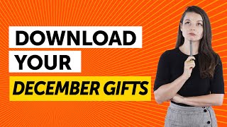 FREE English Gifts of December 2025