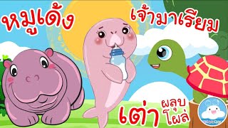 เพลงหมูเด้ง เพลงเจ้ามาเรียม เพลงเต่าผลุบโผล่ เพลงเด็กน้อยวัยอนุบาล @KidsOnCloud 