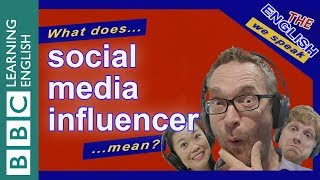What is a 'social media influencer'?
