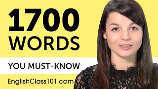 1700 Words Every English Beginner Must Know