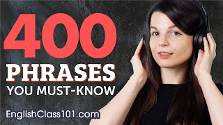 400 Phrases Every English Beginner Must Know
