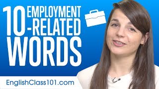 Top 10 Employment-related Words in English