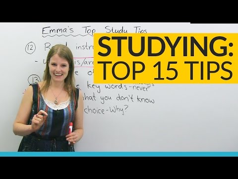 Emmas TOP 15 STUDY TIPS