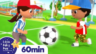 Soccer Song +More Nursery Rhymes and Kids Songs | Little Baby Bum