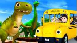 We Visit the Dino Museum! ??️ Wheels On the Bus | Little Baby Bum