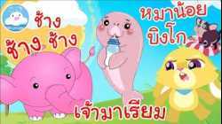 เพลงช้างช้างช้าง เพลงเจ้ามาเรียม เพลงหมาน้อยบิงโก เพลงเด็กน้อยวัยอนุบาล @KidsOnCloud 