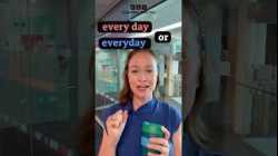 every day or everyday – what’s the difference? #shorts