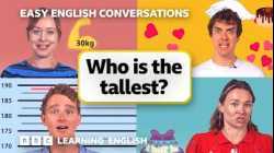 Who is the tallest? Easy English Conversations ? Episode 18