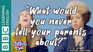 British Chat - What would you never tell your parents about?