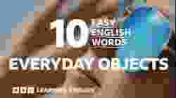 Everyday objects: 10 Easy English Words ?☂️?️?️?