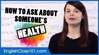 How to Ask About Health and Injuries in English - Basic English Phrases