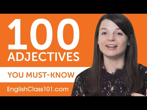 100 Adjectives Every English Beginner Must-Know