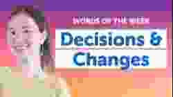 5 Must-Know English Words: Decisions & Changes Vocabulary