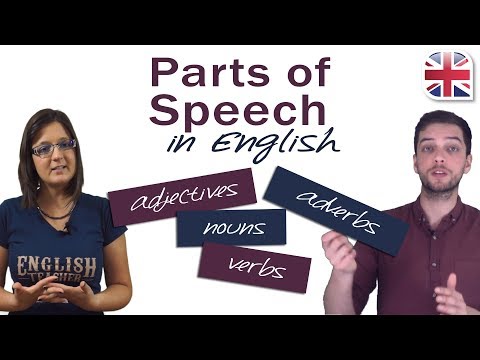 9 Parts of Speech in English - English Grammar Lesson