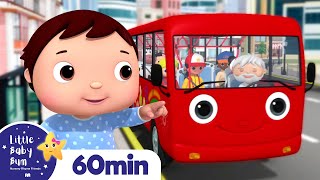 Wheels On The Bus - Babies On The Bus +More Nursery Rhymes and Kids Songs | Little Baby Bum