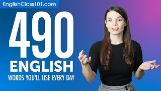 490 English Words You'll Use Every Day - Basic Vocabulary #89