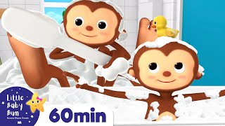 Bath Song | +More Nursery Rhymes & Kids Songs | ABCs and 123s | Little Baby Bum