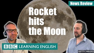 Rocket hits the Moon - BBC News Review