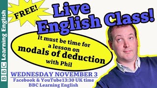 Live English Class:  modal verbs of deduction