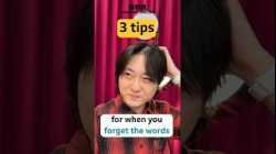 What to do when you forget the words #shorts