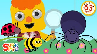 Let’s Count with Bugs! ??? | The Creepy Crawly Compilation | Super Simple Songs