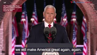 Vice President Mike Pence RNC Speech: August 26, 2020