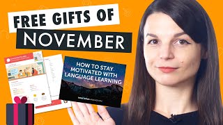 FREE English Gifts of November 2020