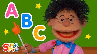 The Alphabet Chant feat. The Super Simple Puppets | Kids Songs | Super Simple Songs