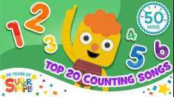 Top 20 Counting Songs | Numbers Practice for Preschool + Up | 20th Anniversary of Super Simple Songs