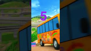 Let’s Count 10 Little Buses – Vroom Vroom! ?? #Counting #Learning #KidsSong