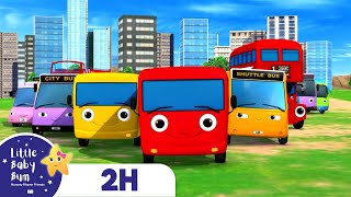 One Little Bus, Two Little Buses - Bus Song | Baby Song Mix - Little Baby Bum Nursery Rhymes