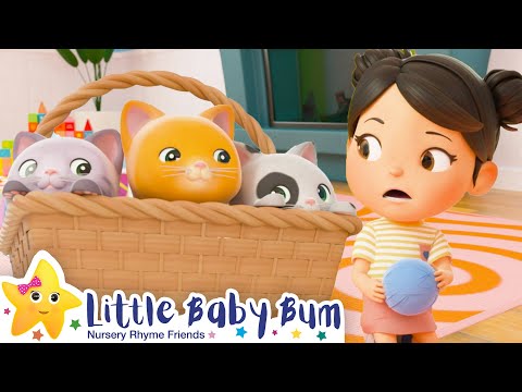 Three Little Kittens Song | Nursery Rhymes and Kids Songs | Baby Songs | Little Baby Bum