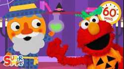 Monster Party featuring Sesame Street + More | Kids Halloween Hits! | Super Simple Songs