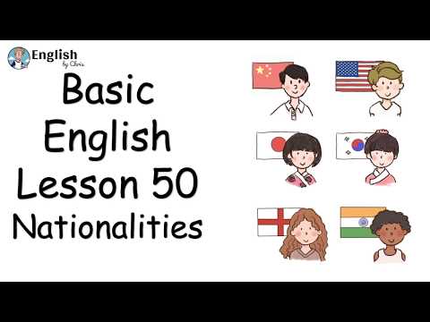 ผู้เริ่มต้น English - Lesson 50 - Nationalities
