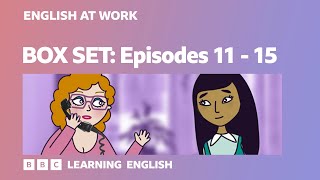 BOX SET: English at Work - episodes 11-15. Learn lots of business English vocabulary and phrases!