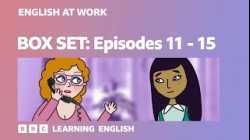 BOX SET: English at Work - episodes 11-15. Learn lots of business English vocabulary and phrases!