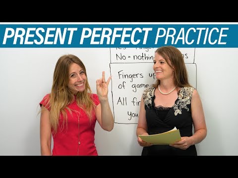 Practice the PRESENT PERFECT TENSE in English!