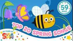 Top 20 Spring Songs! | Toddler Nature Fun at Preschool ? | Super Simple’s 20th anniversary
