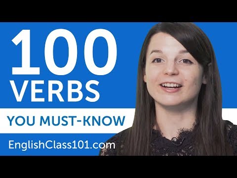 100 Verbs Every English Beginner Must-Know