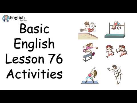 ผู้เริ่มต้น English - Lesson 76 - Activities