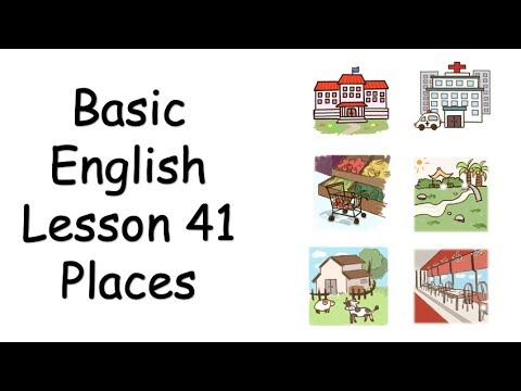 ผู้เริ่มต้น English - Lesson 41 - Places